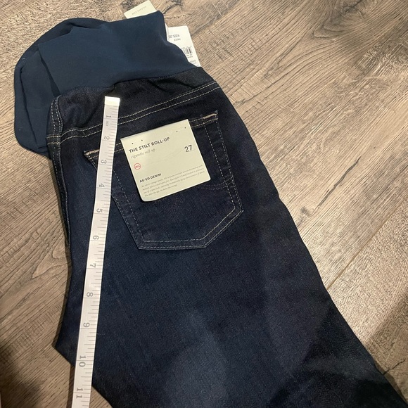 Ag The Stilt Roll Up Maternity Jeans sz 27 - Picture 5 of 8